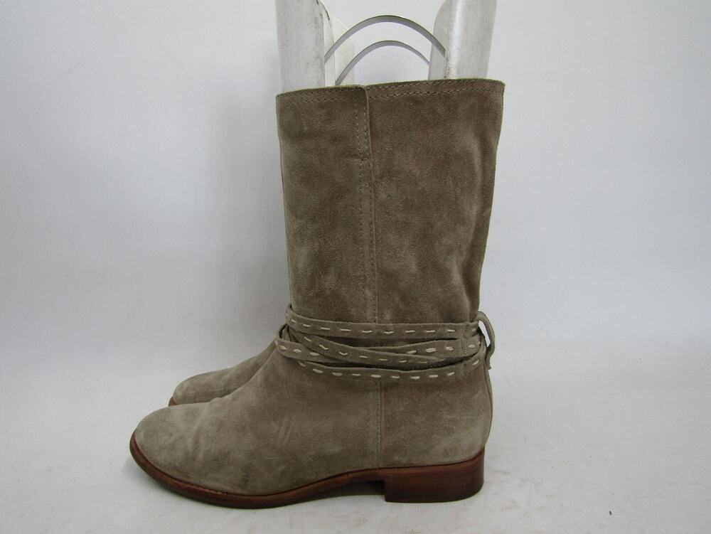 FRYE Womens Size 8.5 B Brown Suede Ankle Fashion Boots Bootie